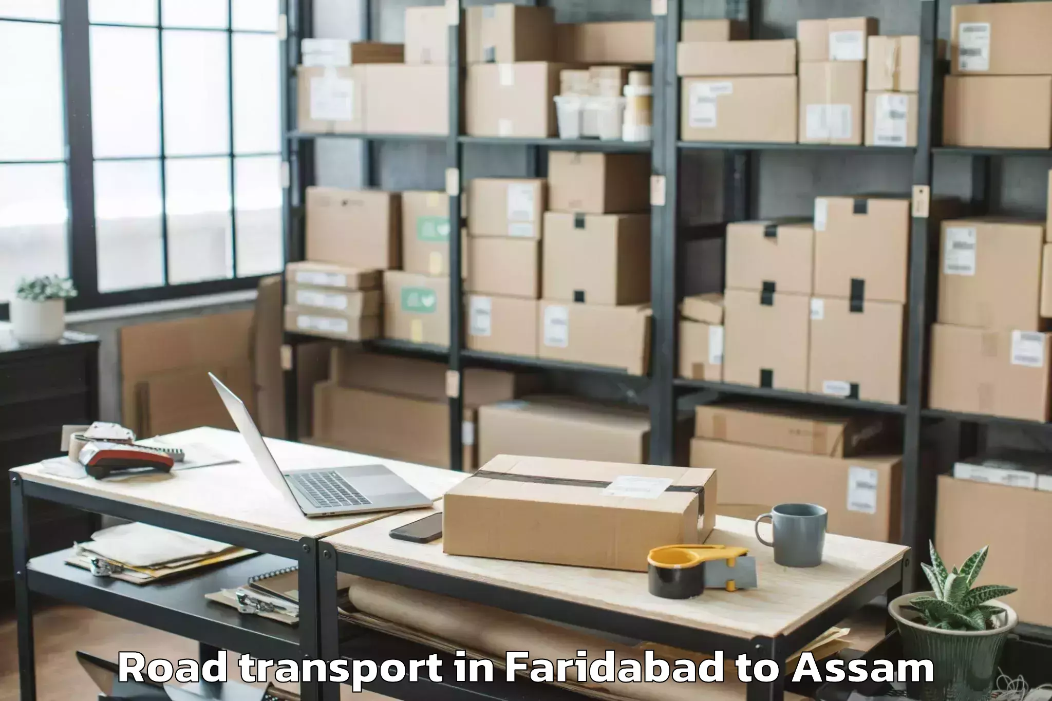 Easy Faridabad to Baganpara Pt Road Transport Booking